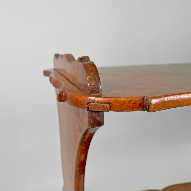 Art Nouveau Italian Wooden Bookshelf, 1900s For Sale - Image 6 of 18