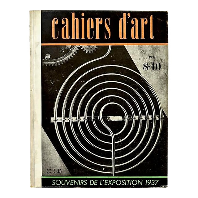 Vintage Original 1937 Cahiers D’Art: Souvenirs De L’Exposition For Sale