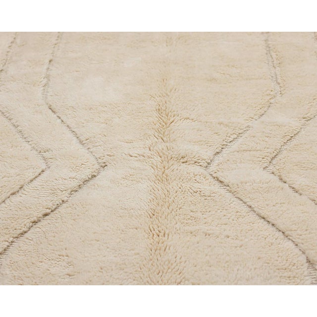 Hand-Knotted Wool Rug by Azele Studio For Sale - Image 4 of 9
