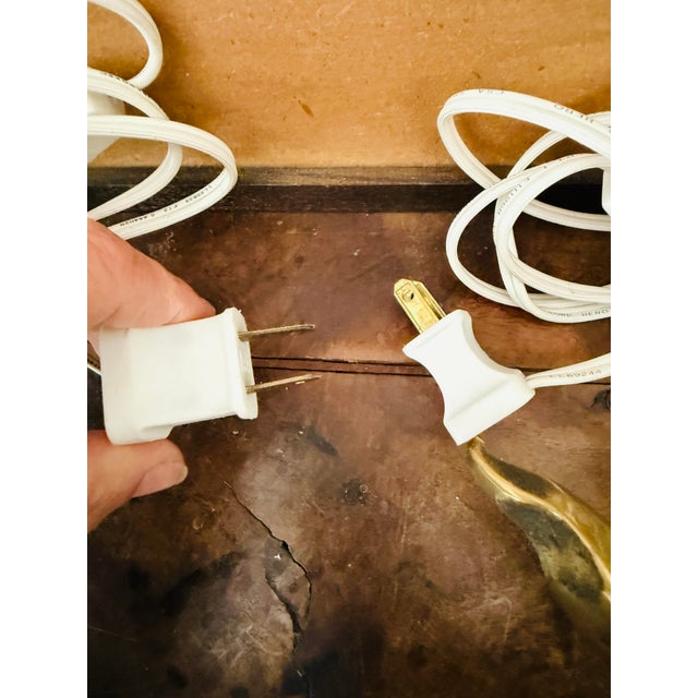 Vintage Sunburst Bronze Wall Sconces Frosted Glass Dome Lights Mid Century - a Pair For Sale - Image 12 of 12