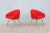 Modern Modern Stanley Felderman for Haworth Collaborate Red Swivel Side Chairs - a Pair For Sale - Image 3 of 13