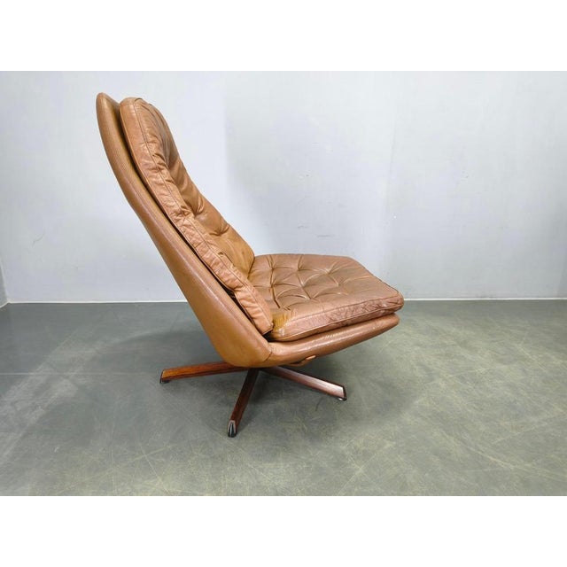Set of MS68 Lounge Chair and Ottoman by Madsen & Schubell, 1960s For Sale - Image 4 of 18