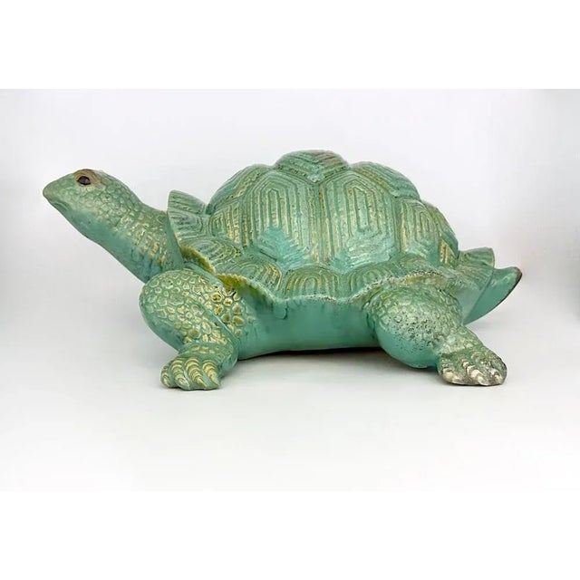 Mid-Century Modern Large Italian Ceramic Turtle, 1960s For Sale - Image 3 of 12