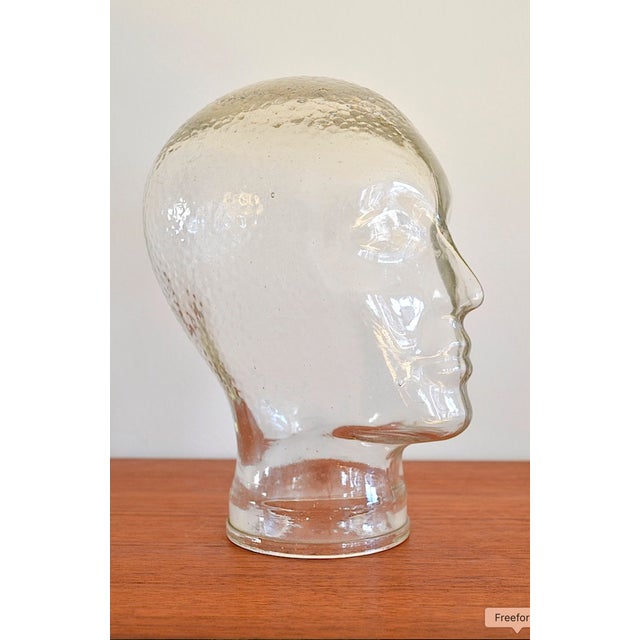 Vintage Italian Glass Head, 1960s For Sale - Image 3 of 12