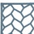 David Francis Silas Headboard Queen - Regatta Blue For Sale - Image 4 of 6
