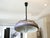 Mid-Century Modern Mushroom Colored Acrylic Retractable Pull Down Dining Room Pendant Lamp, 1970s For Sale - Image 3 of 18
