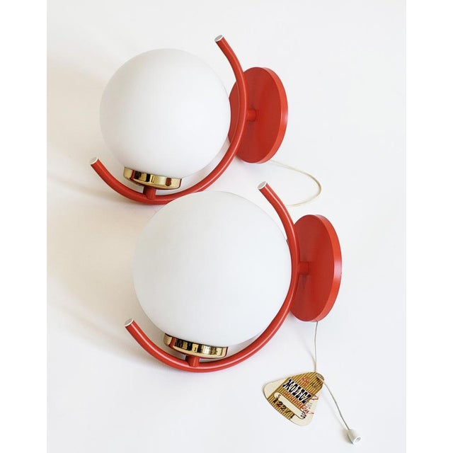 Mid-Century Modern Wall Lamps, 1960s, Set of 2 For Sale - Image 9 of 9