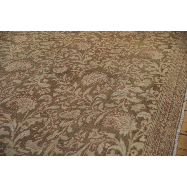 Textile Vintage Distressed Malayer Carpet - 12'1" x 14'11" For Sale - Image 7 of 13