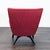2010s Room & Board Boden Red Lounge Chair With Modern Black Legs For Sale - Image 5 of 8