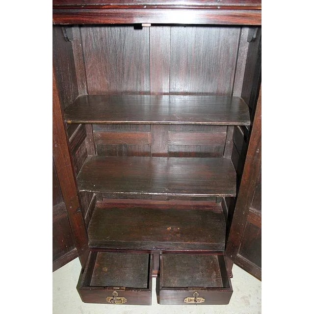 Wood 19th Century Louis XIV Style Rosewood Armoire For Sale - Image 7 of 10