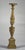Italian Gold and Silver Lacquered Wooden Candlestick, Late 1700s For Sale - Image 4 of 9