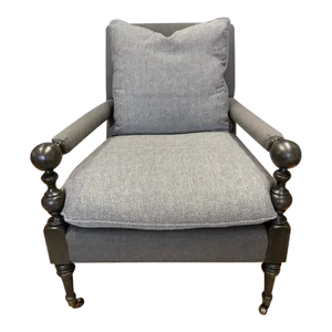 Contemporary Exposed Wood Arm Chair