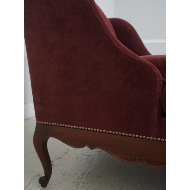 John Widdicomb for Stickley French Provincial Mahogany Frame Chaise Lounge For Sale In Philadelphia - Image 6 of 18
