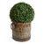 Genuine vintage iron bucket from showcasing decades of authentic character through its aged patina, hand-forged...
