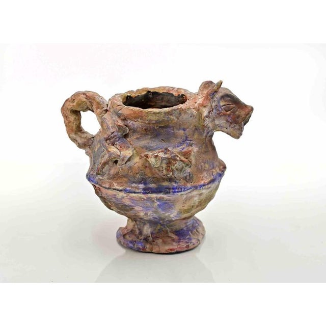 Sirio Pellegrini, Jug Sculpture, 1960s, Terracotta For Sale - Image 6 of 6