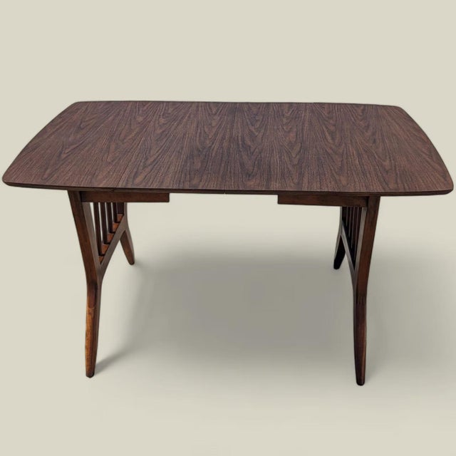 Mid-Century Modern 1960s Garrison Drop-Leaf Dining Table With Laminate Top For Sale - Image 3 of 10