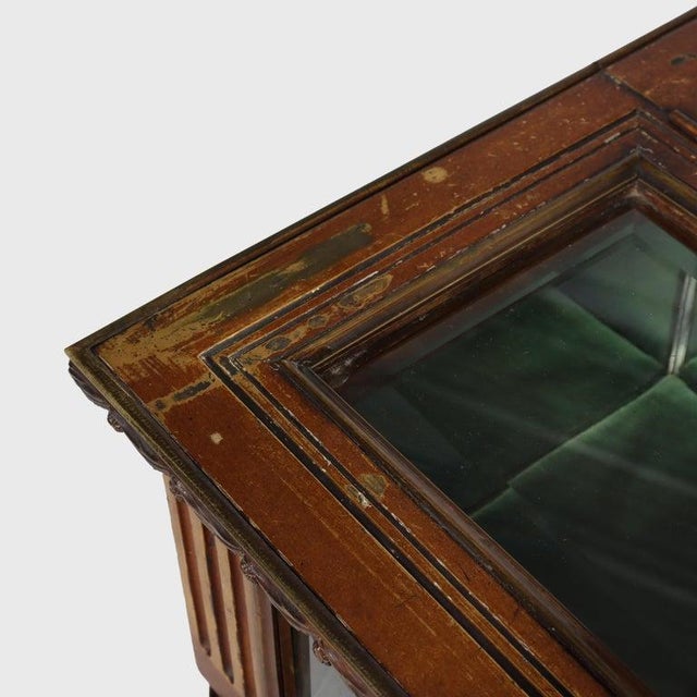 Antique French Louis XVI Gilt Wood & Ormolu Vitrine C1920 For Sale - Image 11 of 16