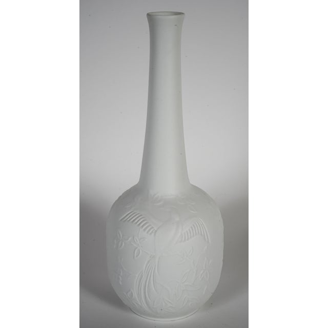 Mid-Century Modern Vintage Ak Kaiser Matte White Bisque Porcelain Vase For Sale - Image 3 of 5