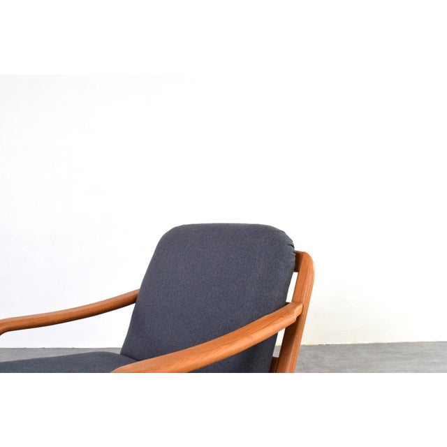 Wood Mid-Century Modern Danish Teak Lounge Chair from Dyrlund, 1970s For Sale - Image 7 of 13