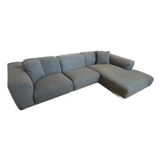 Matthew Hilton for Design Within Reach Kelston Right Chaise Sectional Sofa For Sale