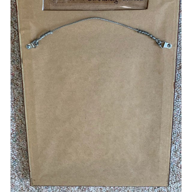 Wood Vintage Chinese Wedding Puppets in Gold Frame For Sale - Image 7 of 8