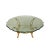 Hollywood Regency Hollywood Regency Brass & Glass Sculptural Coffee Table For Sale - Image 3 of 6