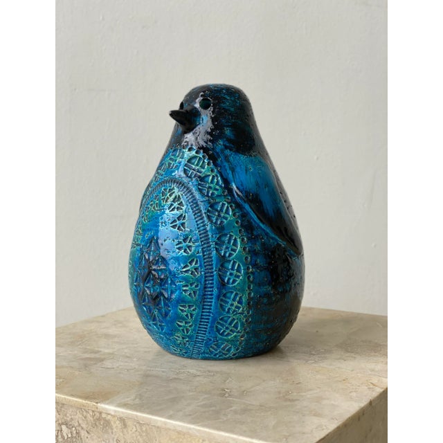 Vintage "Rimini Blu" Aldo Londi for Illums Bolighus Large Penguin Sculpture, Circa 1960s For Sale - Image 13 of 13