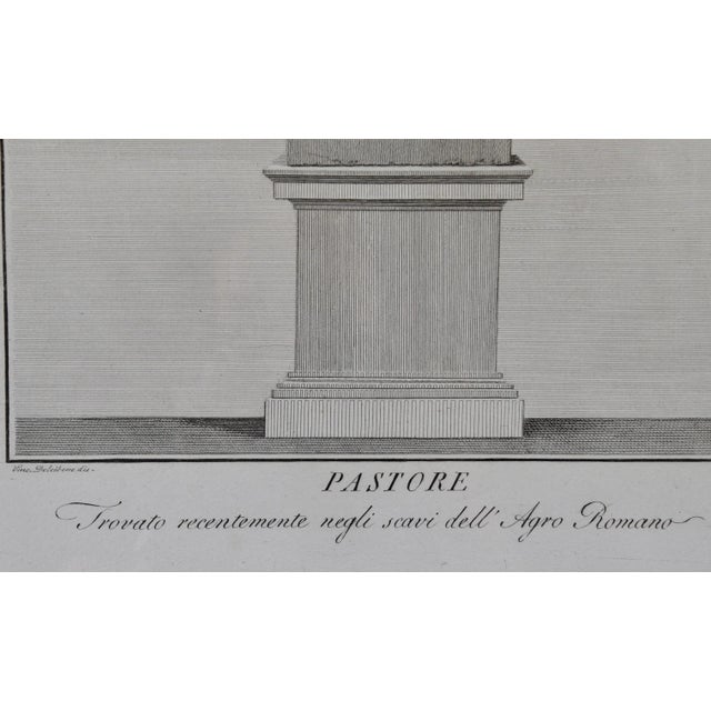 Grouping of Three 18th C. Engravings of Ancient Roman Statues in the Vatican, 1784 For Sale - Image 12 of 12