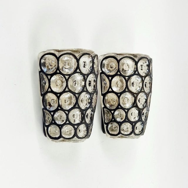 Mid-Century Modern Mid-Century Modern Glass Sconces from Limburg, Germany, 1960s, Set of 2 For Sale - Image 3 of 11