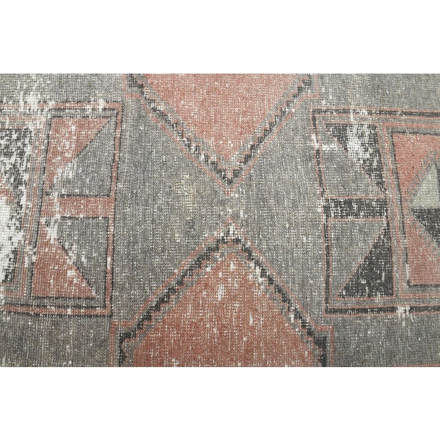 1970s Vintage Handmade Wool Cotton Orange Runner Rug For Sale - Image 11 of 11