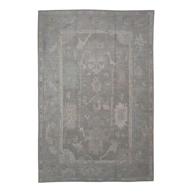 Turkish Oushak Rug 13'11" x 20'6" For Sale
