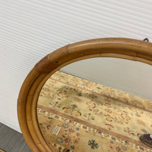 Serena & Lily Montara Rattan Wall Mirror For Sale - Image 9 of 12