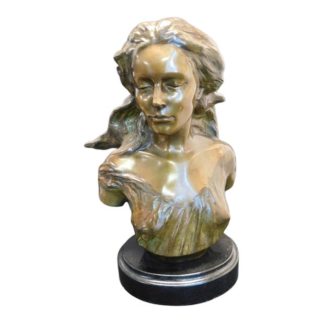 Frederick Hart the Muse Suite "Theatre" Bronze Sculpture With Granite Base For Sale