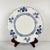 Set of 6 Terre de Fer KG Lunéville dinner plates, "Jane" pattern, blue, 1890-1915 Dimensions: Diameter: 25 cm Height: 2 cm...