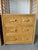 Vintage Coastal Pagoda-Style Rattan Etagères With Three Drawers – A Pair For Sale - Image 4 of 12