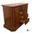 Vintage American of Martinsville French Country Style Oak & Burl Wood Flip Top Server / Storage Cabinet For Sale - Image 9 of 12