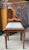 Vintage Early American Side Accent Chair With Hand Carved Details Dimensions. 18 W ; 37 H ; 17 D Seat Height 19