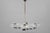 Chrome and Glass Chandelier attributed to Napako, Former Czechoslovakia, 1950s For Sale - Image 4 of 14