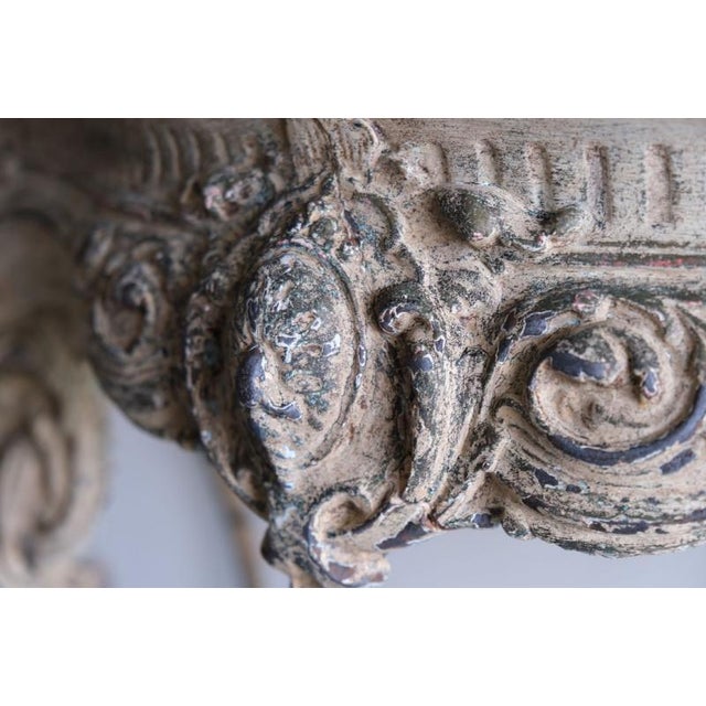 Yates Haywood Cast Iron Console Table, Circa 1842 For Sale In Boston - Image 6 of 6