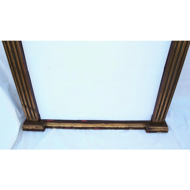 Vintage John Richard Neoclassical Design Wood Mirror For Sale - Image 4 of 9
