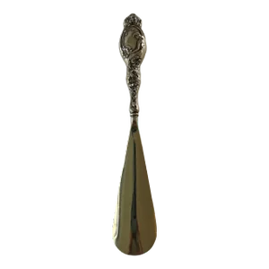 Antique Repoussé Sterling Silver Shoe Horn