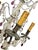 Metal Vintage French Blown Amethist and Clear Crystal Chandelier, 1920s For Sale - Image 7 of 18