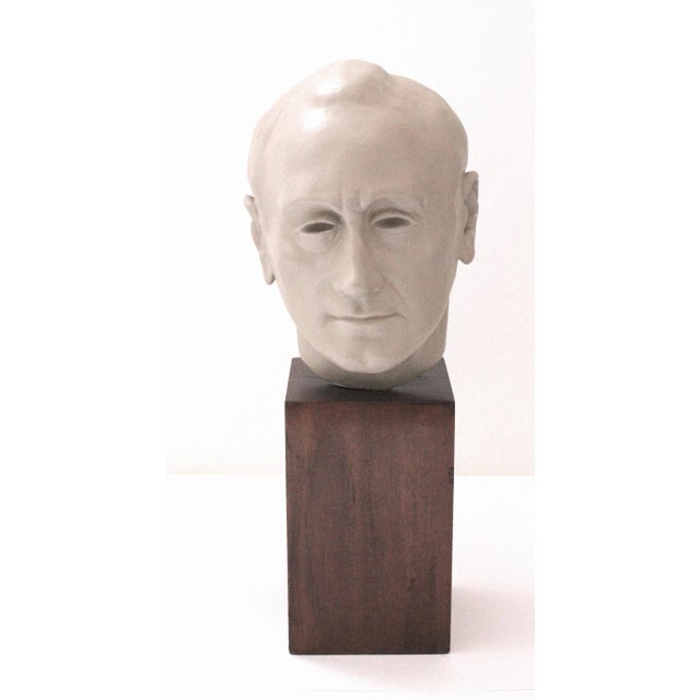 This iconic bust of the famed architect Morris Lapidus will be the perfect piece for a mid-century modernest collection....