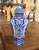 Ceramic Mid-Century Dutch Delft Blue and White Lidded Ceramic Vase by Maastricht For Sale - Image 7 of 9