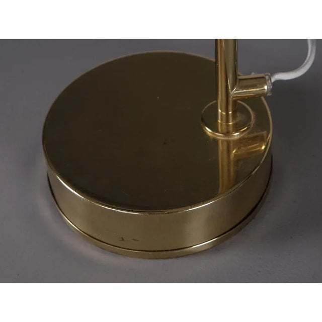 Green Model B-140 Table Lamp in Brass by Hans-Agne Jakobsson, 1960s For Sale - Image 8 of 10