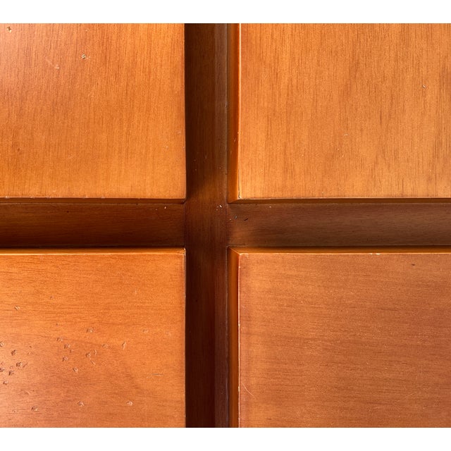 Late 20th Century Mid-Century Modern Style Square Wooden Coffee Table For Sale - Image 9 of 13