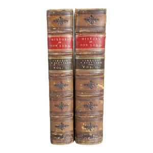 Set Two Books: The History of Our Lord by Anna Jameson & Lady Elizabeth Rigby Eastlake
