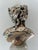 Bronze Antique Art Nouveau Bust After Louis Valentin Elias Robert's "Bacchante" For Sale - Image 8 of 11