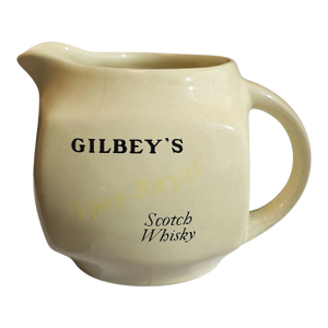 Rare 1950s Gilbey's Scotch Whiskey Water Jug