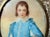 2 Sided Antique 1800's Miniature Mini Original Painting Portrait the Blue Boy For Sale - Image 4 of 14